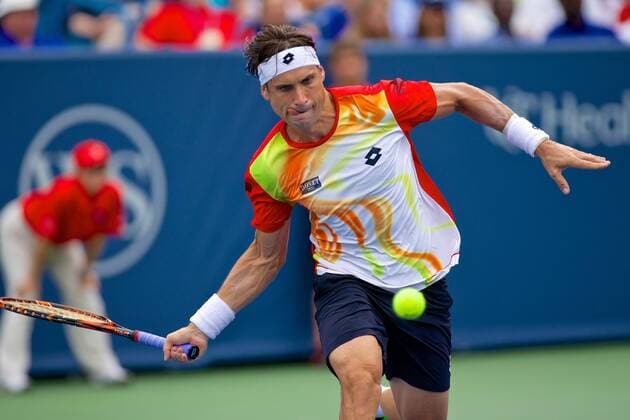 Aug. 17, 2014 - Cincinnati, Ohio, U.S - David Ferrer on Sunday August 17, 2014 during play in the Western & Southern open in Cincinnati, Ohio. - ZUMAs30