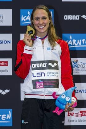 PEDERSEN Rikke Möller DEN Gold Medal 100m Breaststroke Women Final 32nd LEN European Championships Berlin GiorgioxScala DBM