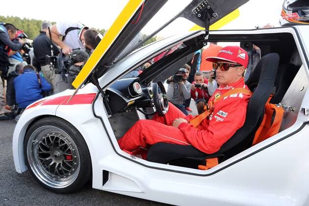 Shell Eco Marathon with Kimi Raikkonen (FIN) Scuderia Ferrari F14-T Belgian Grand Prix, Spa Francorchamps 