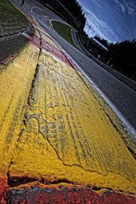 Motorsports: FIA Formula One World Championship 2014, Grand Prix of Belgium, Track Yellow Concrete xHOCHxZWEIx