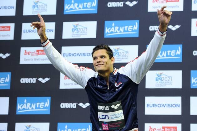 Florent Manaudou France Gold 100m Freestyle Men Swimming 32nd LEN European Championships Berlin, Germany 2014 Aug.13 th - Aug. 24 th Day10 - Aug. 22 Photo andreaxstaccioli