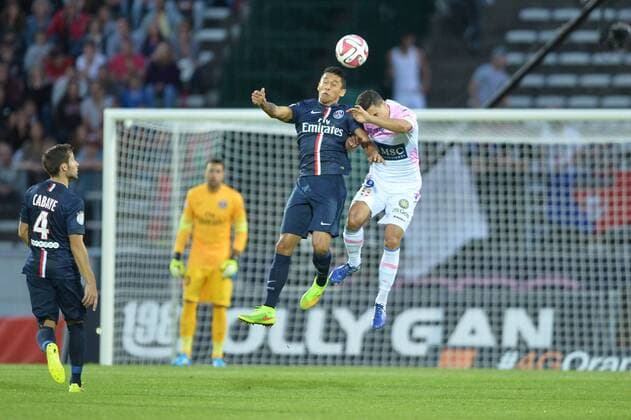 MARQUINHOS FOOTBALL : Evian Thonon Gaillard vs Paris St Germain PSG - Ligue 1 - 22 08 2014 AnthonyBIBARDFEP 
