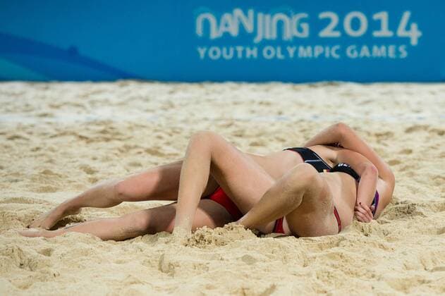 26.08.2014, Nanjing, Youth Olympic Sports Park Youth Olympic Games 2014, Spiel Platz 3 4