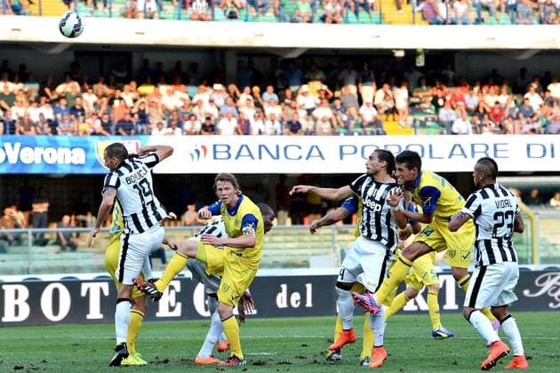 Mg Verona 30 08 2014 - serie A - Chievo Verona AC Juventus Turin - foto MatteoxGribaudi Image Pictured: Martin Caceres 