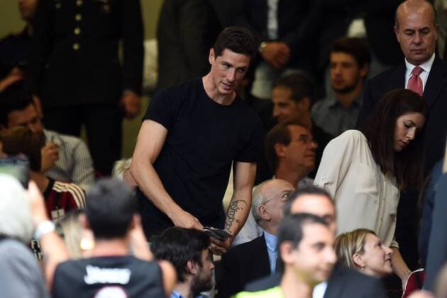 Mg Milano 31 08 2014 - campionato di calcio serie A AC Mailand vs Lazio Rom:: Fernando Torres 