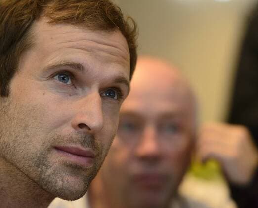 Goalkeeper of Czech national soccer team Petr Cech is seen during a meeting with media prior to the friendly soccer match against USA and qualification match against Netherlands in Prague, Czech Republic, September 1, 2014. (CTKxPhoto MichalxKamaryt) CTKPhotoOF201409010646601  kmt 2