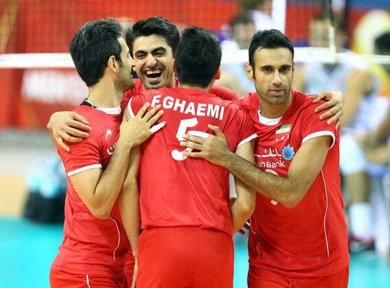 KRAKOW, USA - IRAN AMIR GHAFOUR ( IRAN ) FARHAD GHAEMI ( IRAN ) SEYED MOUSAVI ERAGHI ( IRAN )  140902MIN096