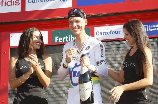 RADSPORT - LA VUELTA (Spanien-Rundfahrt) 2014 - 02.09.2014, 10. ETAPPE - Real Monasterio de Santa Maria de Veruela > Borja, Tony MARTIN (GER Omega Pharma - Quick-Step), -