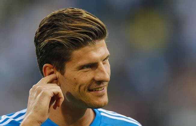 Mario GOMEZ DFB 23, Portrait, Porträt DEUTSCHLAND - ARGENTINIEN ( 2-4 ) Freundschaftsspiel, friendly match, Deutsche Fussball Nationalmannschaft, DFB am 03.09.2014 in Düsseldorf.