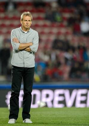 3. September 2014: Prag, Fussball Testspiel: Tschechien - USA: Trainer Jürgen Klinsmann (USA) .
