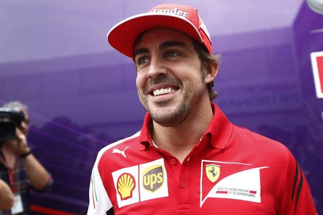 Motorsports: FIA Formula One World Championship 2014, Grand Prix of Italy, 14 Fernando Alonso (ESP, Scuderia Ferrari), xHOCHxZWEIx