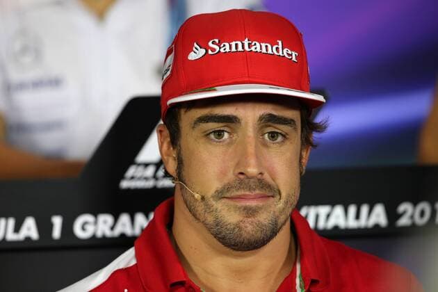 04.09.2014- Press conference, Fernando Alonso (ESP) Scuderia Ferrari F14-T Italian Grand Prix, Monza 4 - 7 September 2014 