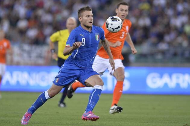 Ciro Immobile Italia. Bari 04-09-2014 Stadio San Nicola. Football Italy - Netherlands friendly match. AntoxBalda