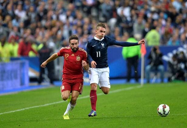 Daniel Carvajal (esp) - Antoine Griezmann (fra) NEWS : France vs Espagne - Friendly Match - 04 09 2014 AnthonyBIBARD FEP Panoramic 