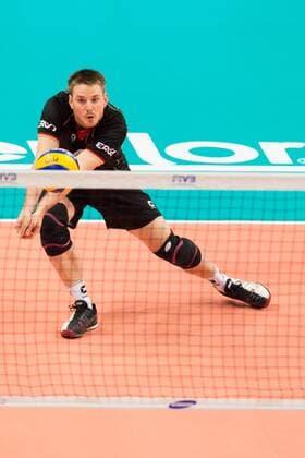 05.09.2014, Spodek, Kattowitz Volleyball, FIVB Volleyball Men s World Championship 2014, Deutschland (GER) vs. Tunesien (TUN) Annahme Markus Steuerwald ( 2 GER)