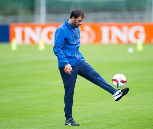 05.09.2014, Sportzentrum, Seefeld, AUT, FS Vorbereitung, Trainingslager, Niederlaendisches Nationalteam, im Bild Co-Trainer Ruud van Nistelrooy Netherlands national soccer team coach Ruud van Nistelrooy during a training session of the national footballteam of Netherlands in preparation for the upcoming EURO 2016 qualifying match against Czech Republic on 09. Spetember 2014 in Prague, at the trainingsground Sportzentrum in Seefeld, Austria on 2014 09 05.  EP_Gro  