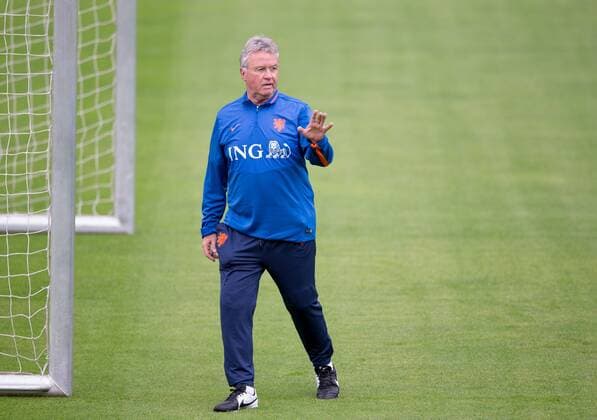 05.09.2014, Sportzentrum, Seefeld, AUT, FS Vorbereitung, Trainingslager, Niederlaendisches Nationalteam, im Bild Trainer Guus Hiddink Netherlands national soccer team head coach Guus Hiddink during a training session of the national footballteam of Netherlands in preparation for the upcoming EURO 2016 qualifying match against Czech Republic on 09. Spetember 2014 in Prague, at the trainingsground Sportzentrum in Seefeld, Austria on 2014 09 05.  EP_Gro  