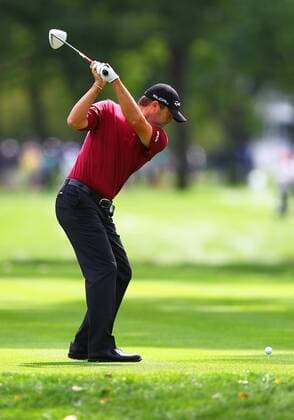 September 05 2014: Ryan Palmer tees off from the 2nd tee box during the second round of the BMW Championship PGA Golf Herren Tour at Cherry Hills Country Club in Englewood, CO. GOLF: SEP 05 PGA Golf Herren - BMW Championship - Second Round Icon140905018 EDITORIAL USE ONLY