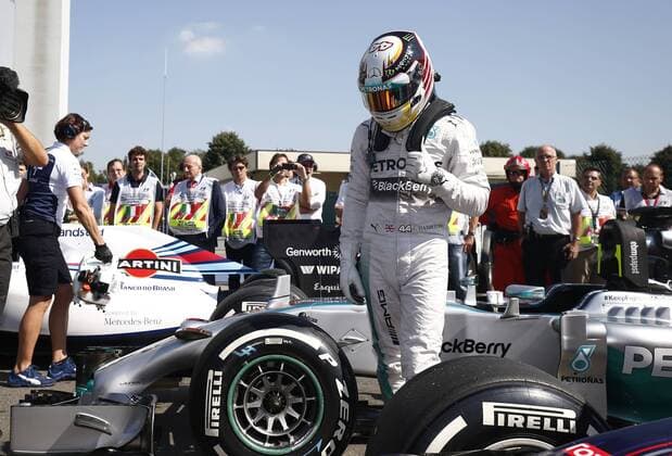 Motorsports: FIA Formula One World Championship 2014, Grand Prix of Italy, 44 Lewis Hamilton (GBR, Mercedes AMG Petronas F1 Team), xHOCHxZWEIx