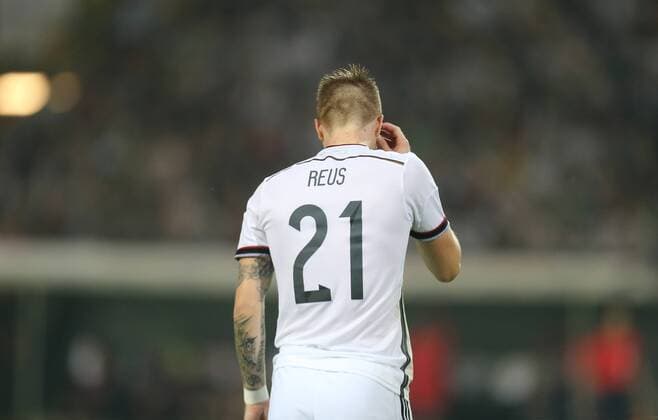 Marco Reus (Deutschland), enttäuscht nach einer vertanen Chance Deutschland Schottland 15. Europameisterschaft-Qualifikationsrunde für Europa-Meisterschaft 2016, 15 th UEFA Championship Qualifying, Fussball, Fußball, soccer, Herren, Maenner, Ergebnis 2:1 Dortmund, 7.9.2014