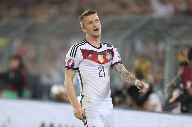 Marco Reus (Deutschland), enttäuscht nach einer vertanen Chance Deutschland Schottland 15. Europameisterschaft-Qualifikationsrunde für Europa-Meisterschaft 2016, 15 th UEFA Championship Qualifying, Fussball, Fußball, soccer, Herren, Maenner, Ergebnis 2:1 Dortmund, 7.9.2014
