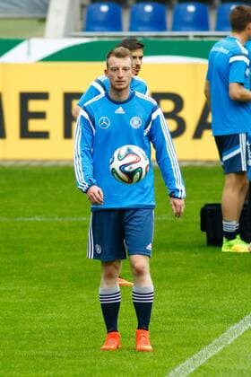 Maximilian Arnold (Deutschland) - Abschlusstraining Deutschland U 21 in der MDCC Arena in Magdeburg - Deutschland, Fußball, Mann, Männer,08.09.2014