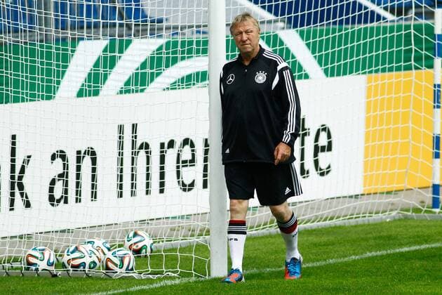 Trainer Horst Hrubesch (Deutschland) - Abschlusstraining Deutschland U 21 in der MDCC Arena in Magdeburg - Deutschland, Fußball, Mann, Männer,08.09.2014
