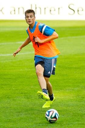 Robin Knoche (Deutschland) - Abschlusstraining Deutschland U 21 in der MDCC Arena in Magdeburg - Freisteller,Deutschland, Fußball, Mann, Männer,08.09.2014