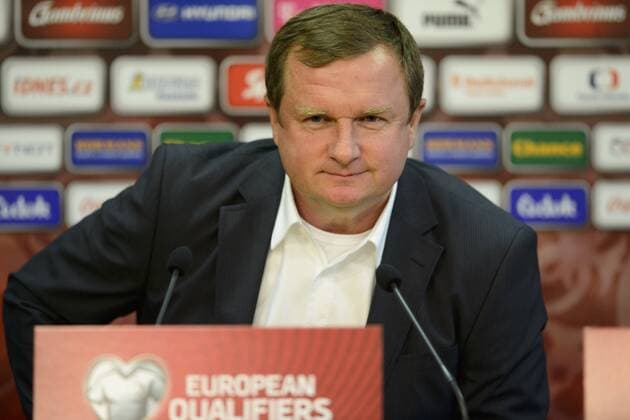 Pavel Vrba, coach of Czech Republic, pictured during the press conference before the Czech Republic vs Netherlands qualification match for football European Cup, Prague, Czech Republic, September 8, 2014. (CTKxPhoto MichalxKamaryt) CTKPhotoOF201409081222901  kmt 2