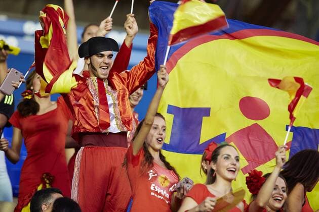 08.09.2014. Valencia, Spain. Spain fans during the European Championship Qualifying. xIvanxArlandisx  ActionPlus11558868