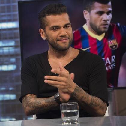 FC Barcelona player Dani Alves has visited El Hormiguero TV show in Madrid on September 9th, 2014. MartaxGonzález 