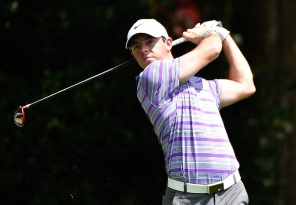 Rory McIlroy drives No. 3 during the first round of the PGA Golf Herren Tour Championship on September 11, 2014 at East Lake Golf Club in Atlanta. The sport s top players are competing for a chance to win the FedExCup and a $10 million bonus.  AJP2014091121
