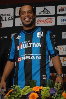 DISTRITO FEDERAL, MEXICO -: Ronaldinho, Neuzugang bei Queretaro F.C. (FC) 