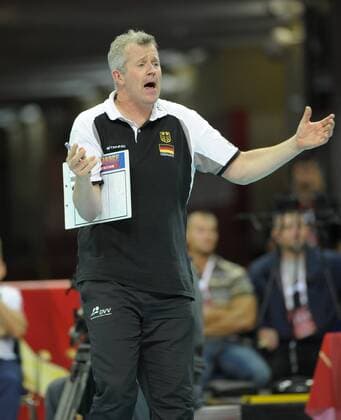 MS 2014 Germany vs Russia FIVB Volleyball Men s World Championship Poland 2014. Germany vs. Russia on September 13, 2014 in Katowice, Poland. In the picture: German coach Mr. Vital Heynen  EN_01145166_0018