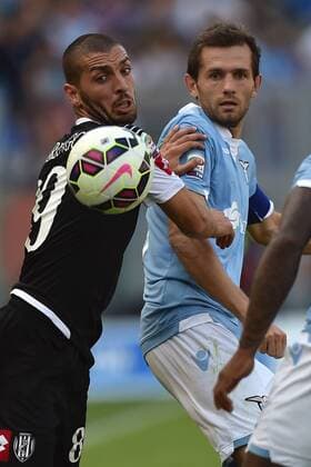 Guido Marilungo Cesena, Senad Lulic Lazio Roma 14-09-2014 Stadio Olimpico, Football Calcio Serie A - Lazio Rom - Cesena AC. Foto AndreaxStaccioli Insidefoto andreaxstaccioli