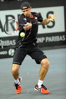 Benjamin Becker (GER), 1. Runde , 6:7 - 6:7, 15.09.14, Moselle Open, ATP Tennis Herren World Tour, Metz Frankreich, EP_pfz