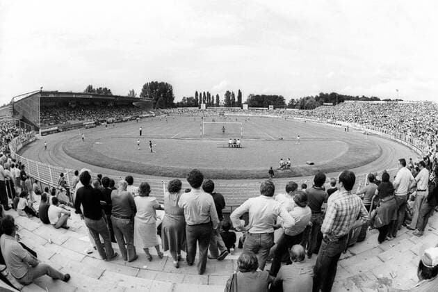 Fußball, Stadiongeschichte SV Darmstadt 98 Stadion am Böllenfalltor in Darmstadt
