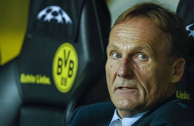 Hans-Joachim Watzke, Geschäftsführer und BVB-Boss, Portrait, Porträt , BORUSSIA DORTMUND - FC ARSENAL 2-0 Fussball UEFA Champions League, Gruppe D Gruppenphase,in Dortmund, 16.09.2014 CL Saison 2014 2015, BVB