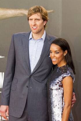 Dirk und Jessica Nowitzki bei der Weltpremiere von Nowitzki - Der perfekte Wurf im Cinedom am 16.09.2014 in Köln. Weltpremiere von Nowitzki - Der perfekte Wurf in Köln
