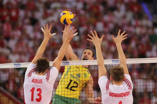 MS Siatkarzy 2014 - FIVB Volleyball Men s World Championship Poland 2014. Pland vs. Brasil on September 16, 2014 in Lodz, Poland In the picture: Fonteles Luiz Felipe Marques  EN_01145542_0026