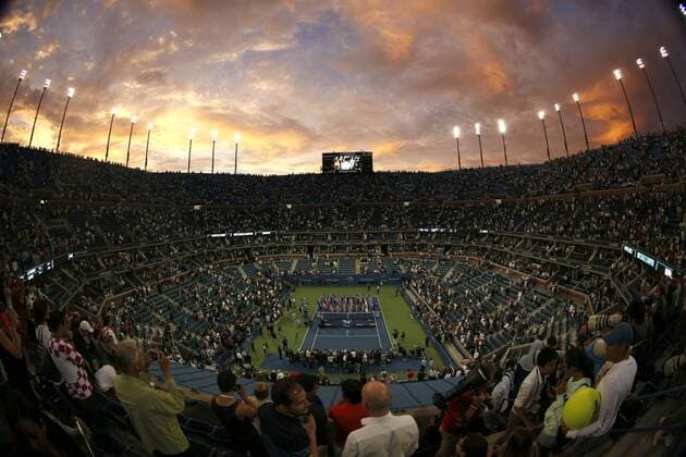 Arthur Ashe Stadium, SEPTEMBER 8, 2014 - Tennis : Marin Cilic of Croatia poses with the trophy for photographers during the award ceremony after the men s singles final match on day fifteen of the 2014 U.S. Open at the USTA Billie Jean King National Tennis Center in the Flushing neighborhood of the Queens borough of New York City, NY, United States. Noxthirdxpartyxsales  (jwhb006193)