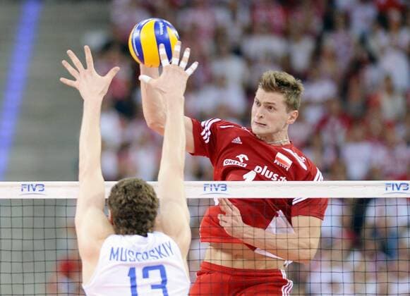 Lodz, 18.09.2014 - FIVB World Cup 2014 - Poland vs Russia - DMITRIY MUSERSKIY, PIOTR NOWAKOWSKI -  20140918LUK087