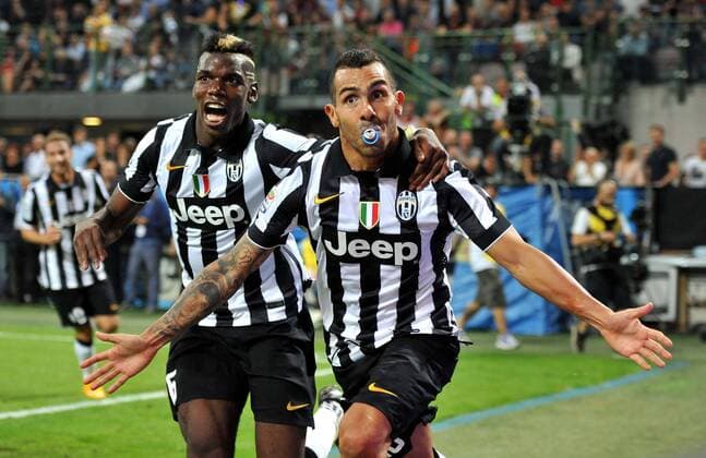 IPP20140920: Serie A, AC Mailand - Juventus Turin, Carlos Tevez xHOCHxZWEIx xItalyxPhotoxPressx 
