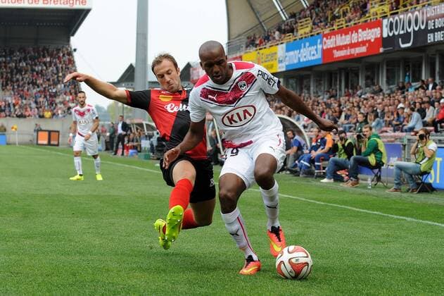 Maxime Baca (Guingamp) Nicolas Maurice Belay (Bordeaux) EA Guingamp - Girondins Bordeaux - Ligue 1 xNLeGouicxFEPx 