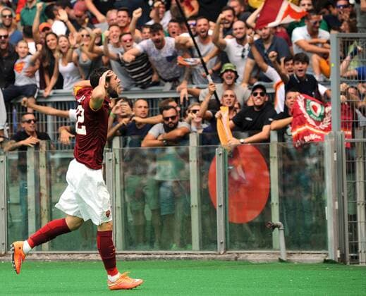 Jubel Mattia Destro Goal celebration Serie A, AS Rom - US Cagliari andreaxstaccioli