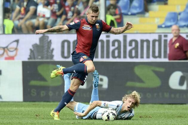 Serie A, CFC 1893 FC Genua - Lazio Rom Juraj Kucka-Dusan Basta 