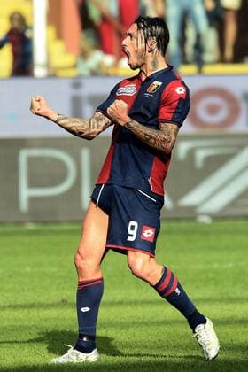Serie A, CFC 1893 FC Genua - Lazio Rom Mauricio Pinilla 