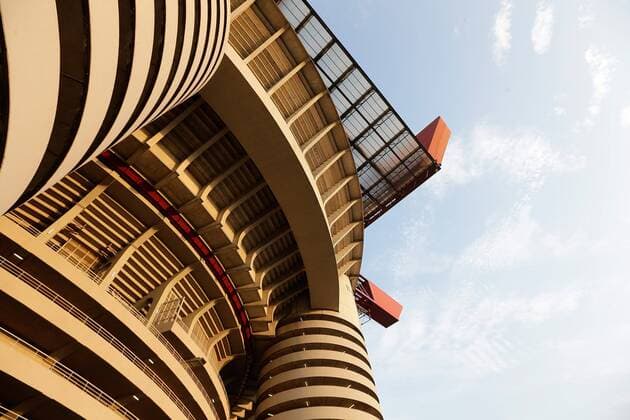 Giuseppe Meazza stadion Stadium San Siro AC Milan Sportstätte Stadion Totale Serie A 2014 2015 xVIxVIxIMAGESx xEricxVerhoevenxIVx 2671468