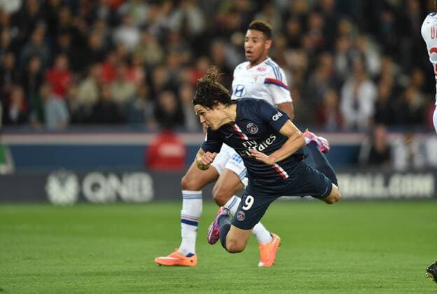 BUT Edinson Cavani (psg) FOOTBALL : Paris SG vs Lyon - Ligue 1 - 21 09 2014 AnthonyBIBARD FEP Panoramic 