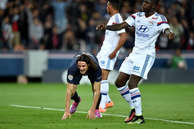 Edinson Cavani (psg) FOOTBALL : Paris SG vs Lyon - Ligue 1 - 21 09 2014 AnthonyBIBARD FEP Panoramic 